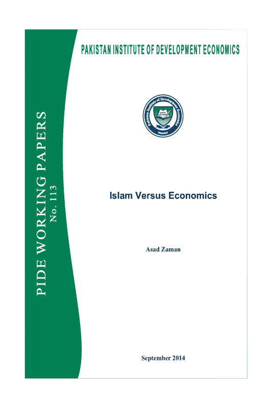 Islam Versus Economics