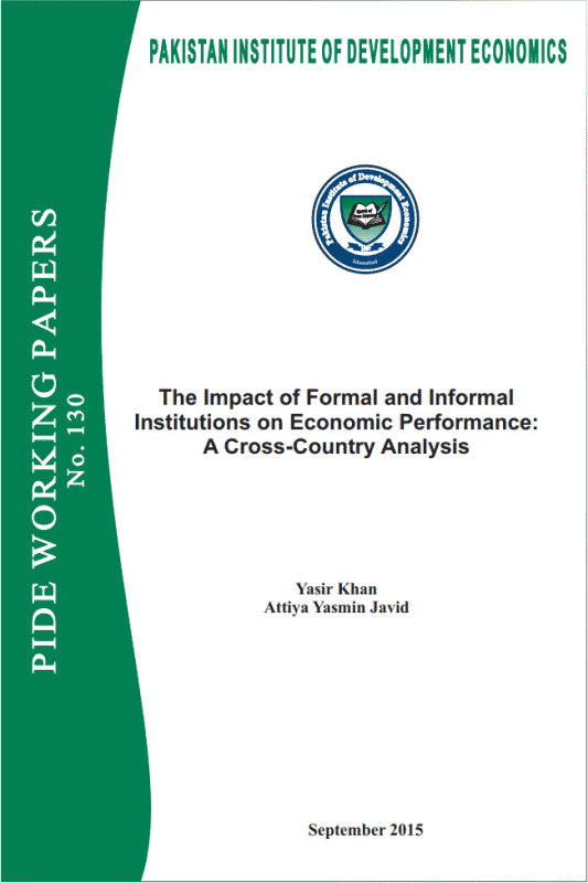 The Impact of Formal and Informal Institutions on Economic Performance: A Cross-Country Analysis