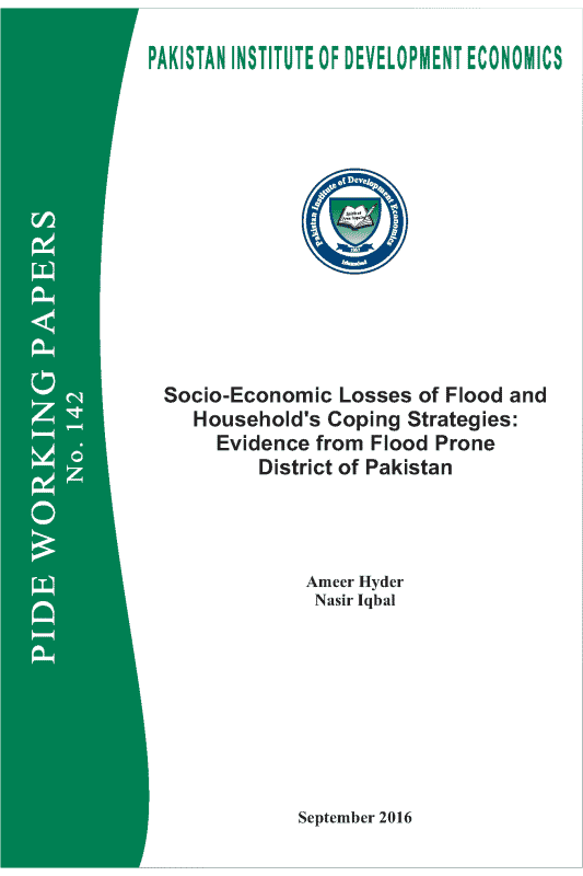 Socio-Economic Losses of Flood and Household’s Coping Strategies: Evidence from Flood Prone District of Pakistan