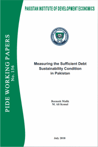 Measuring The Sufficient Debt Sustainability Condition In Pakistan