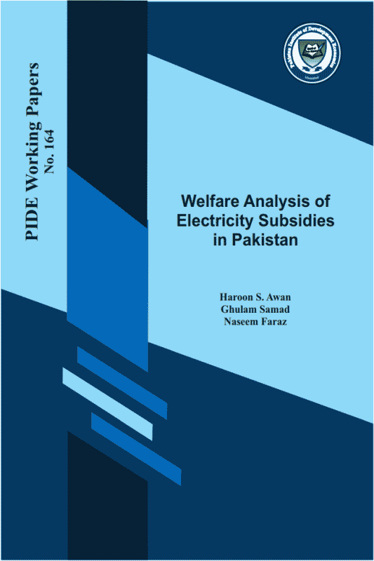 Welfare Analysis of Electricity Subsidies in Pakistan 