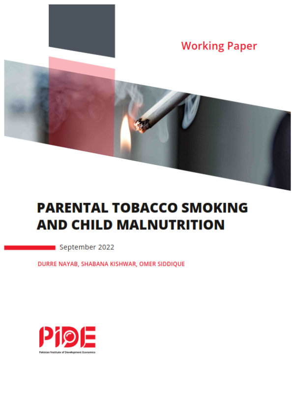 Parental Tobacco Smoking And Child Malnutrition