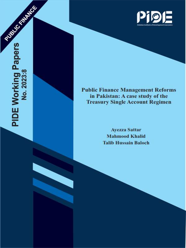 Public Finance Management Reforms In Pakistan: A Case Study Of The Treasury Single Account Regimen